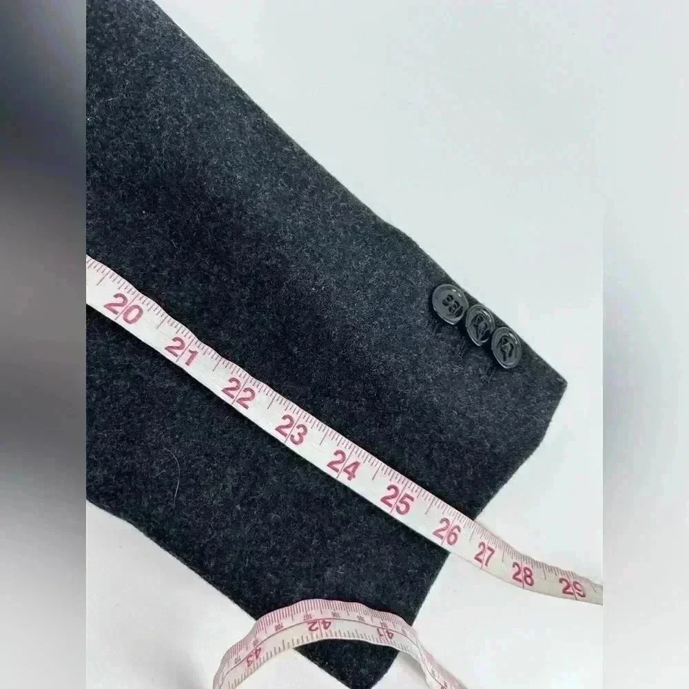NWT DOLCE & GABBANA Coat Jacket Grey Wool Single Breasted IT54/US44/XXL $3000